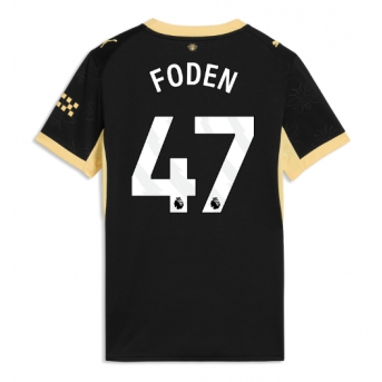 Manchester City Phil Foden #47 Maglia Gara Trasferta Repliche 2026-27 Donna Maniche Corte